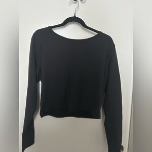 lululemon athletica Black Cropped Wundertrain